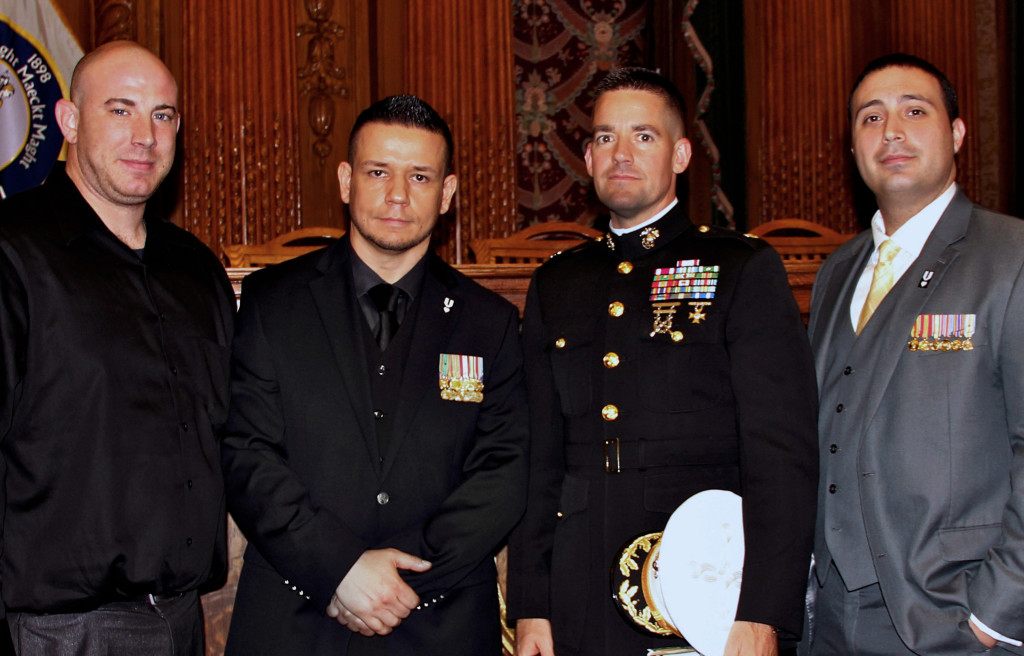 Bryan Dilberian, Dre Popow, LT.Col. Shay, Christian Zamora, Veterans Rebuilding Life