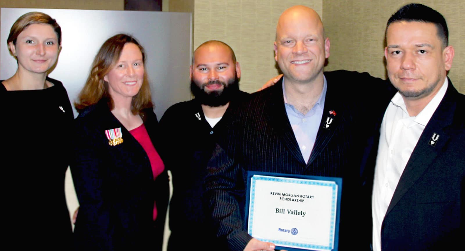 Bill Vallely of Veterans Rebuilding Life, the2019 recipient of the Kevin Morgan-Rotary Scholarship. Bill Vallely of Veterans Rebuilding Life, the2019 recipient of the Kevin Morgan-Rotary Scholarship.