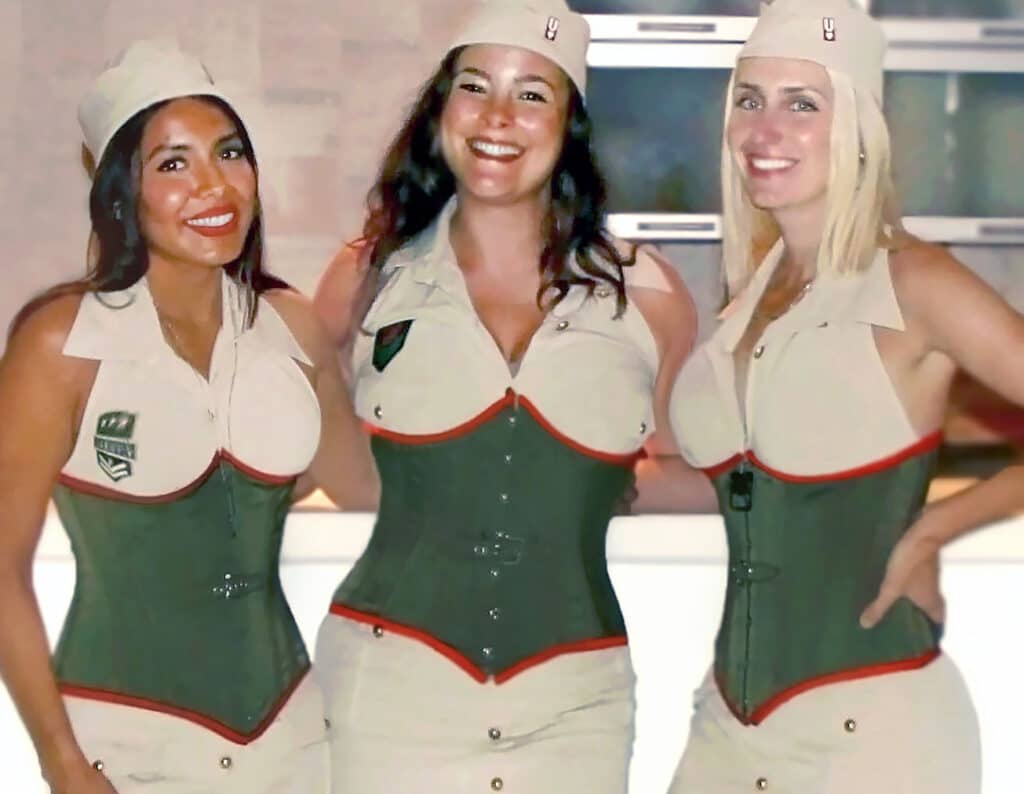 VRL's vixen volunteers: Tatiana Campoverde, Kaya Ceci, and Kaitlin Horner.