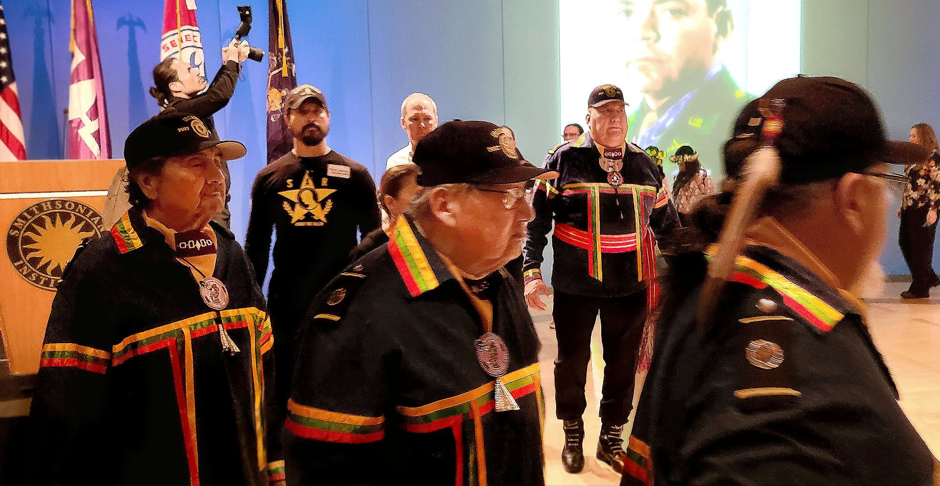 The Allies and Warriors event held at the Smithsonian National Museum of the Native American in New York City, was hosted by Native American Veteran Cheryl Dupris. The Allies and Warriors event held at the Smithsonian National Museum of the Native American in New York City, was hosted by Native American Veteran Cheryl Dupris.