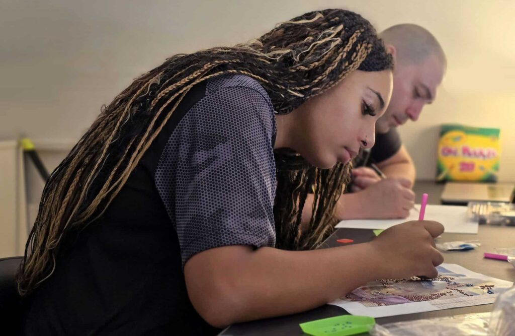 Veterans from every branch of service attended the Creative Arts Workshop, hosted by Veterans Rebuilding Life, sponsored by the Joseph P. Dwyer Project.