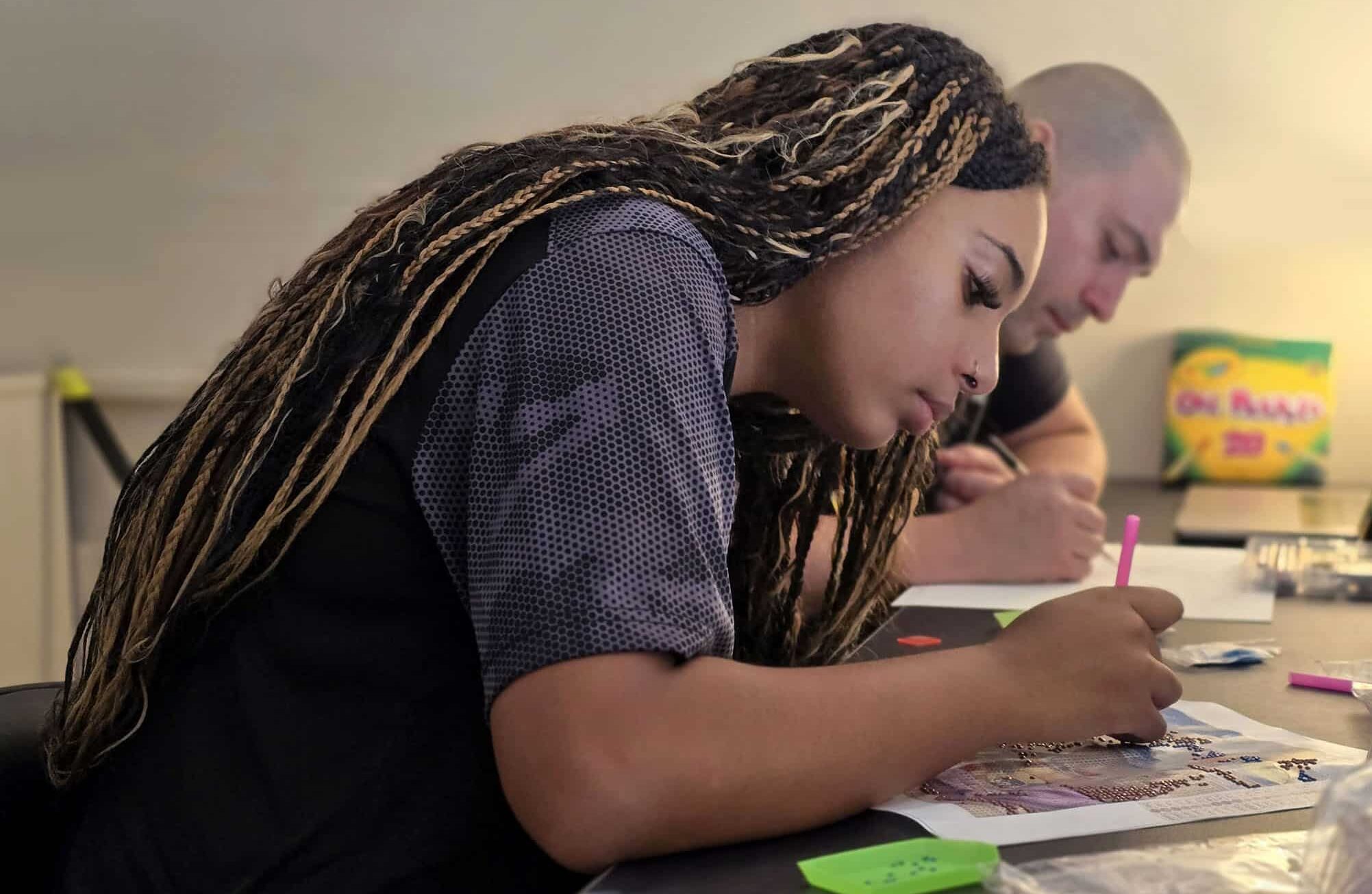 Veterans from every branch of service attended the Creative Arts Workshop, hosted by Veterans Rebuilding Life, sponsored by the Joseph P. Dwyer Project.