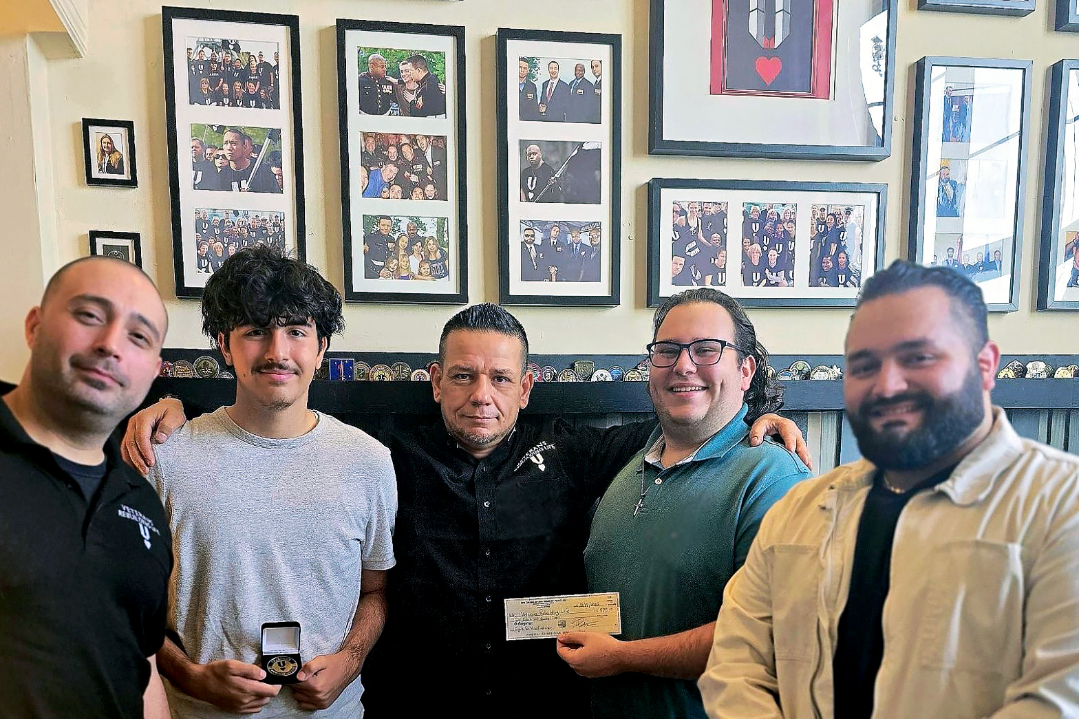 The Astoria Sons of Pericles support Veterans Rebuilding Life.