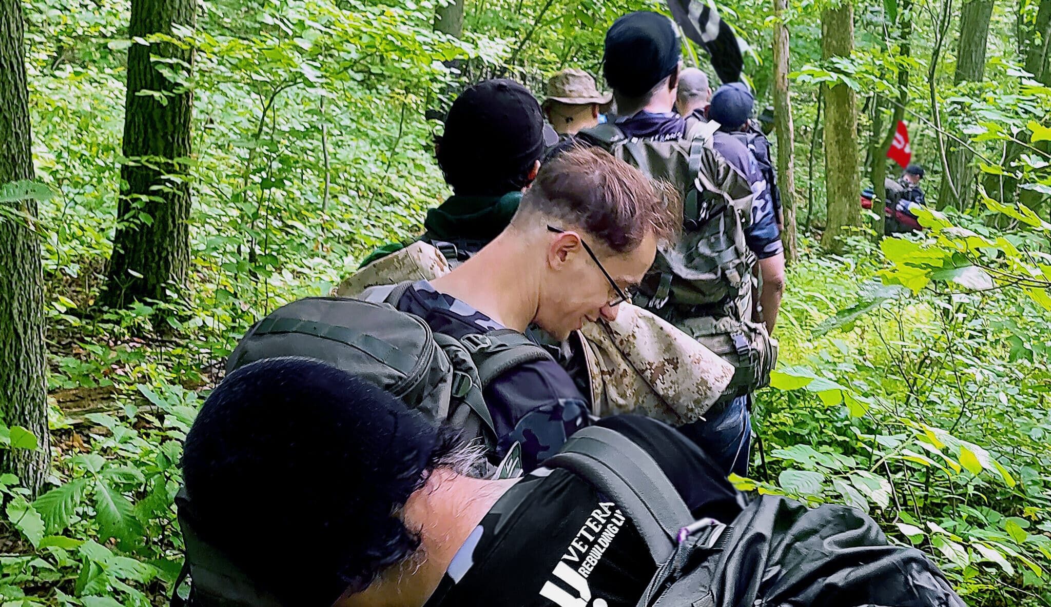 Combat veterans from all branches of military service participated in the 2025 Veterans Wilderness Weekend, hiking the Appalachian Trail. Combat veterans from all branches of military service participated in the 2025 Veterans Wilderness Weekend, hiking the Appalachian Trail.